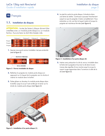 Manuel du propriétaire | LaCie 12BIG RACK FIBRE Manuel utilisateur | Fixfr