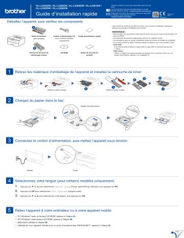Manuel du propriétaire | Brother HL-L2360DN Manuel utilisateur | Fixfr