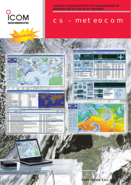 ICOM CS-METEOCOM Manuel utilisateur