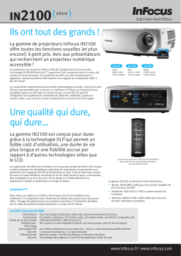 Infocus IN2102 Manuel utilisateur