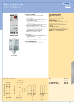 THEBEN DCF77 ANTENNE EIB-KNX Manuel utilisateur