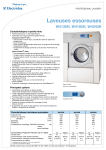 ELECTROLUX LAUNDRY SYSTEMS W4180H Manuel utilisateur