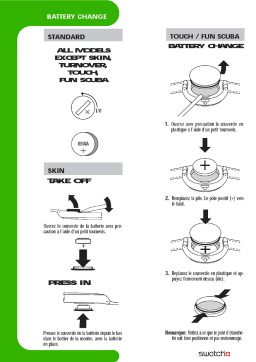 Swatch Touch Manuel utilisateur