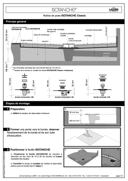 LAZER ISOTANCHE CLASSIC Manuel utilisateur