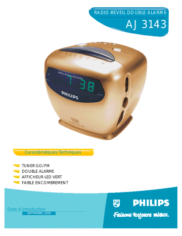 Manuel du propriétaire | Philips AJ3140 Manuel utilisateur | Fixfr