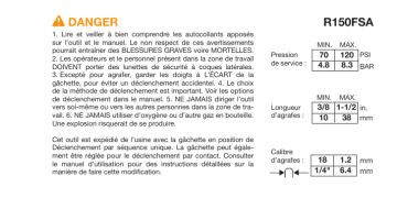 Manuel du propriétaire | RIDGID R150FSA HANG TAG Manuel utilisateur | Fixfr