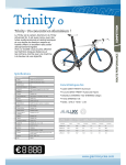 GIANT BICYCLES TRINITY 0 Manuel utilisateur