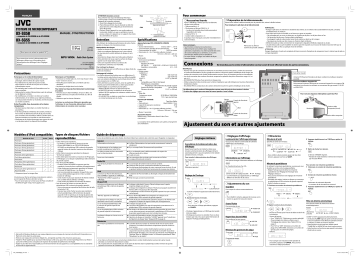 Manuel du propriétaire | JVC UX-SG5B Manuel utilisateur | Fixfr