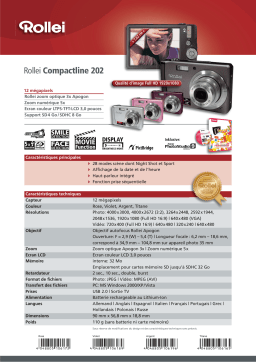 Rollei COMPACTLINE 202 Manuel utilisateur