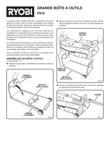 Manuel du propriétaire | Ryobi P910 Manuel utilisateur | Fixfr