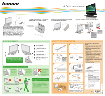 Manuel du propriétaire | Lenovo IDEACENTRE A600 Manuel utilisateur | Fixfr