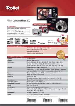 Rollei COMPACTLINE 102 Manuel utilisateur