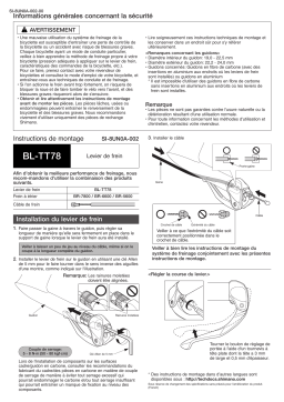 Shimano BL-TT78 Manuel utilisateur