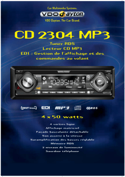 VDO Dayton CD 2304 MP3 Manuel utilisateur