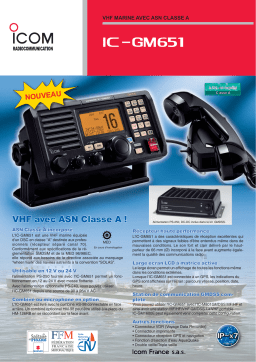 ICOM IC-GM651 Manuel utilisateur