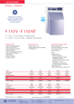 DEVILLE F 110 V Manuel utilisateur