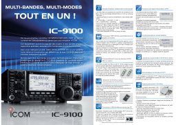 ICOM IC-9100 Manuel utilisateur