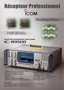 ICOM IC-R9500 Manuel utilisateur