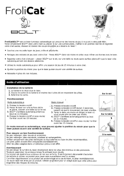 FROLICAT Bolt Manuel utilisateur