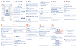 Alcatel OT-S210 Manuel utilisateur
