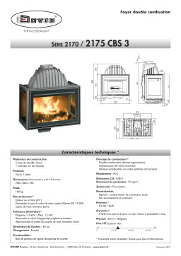 Dovre 2175 CBS 3 Manuel utilisateur