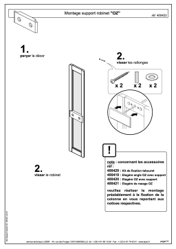 LAZER ROBINET OZ Manuel utilisateur