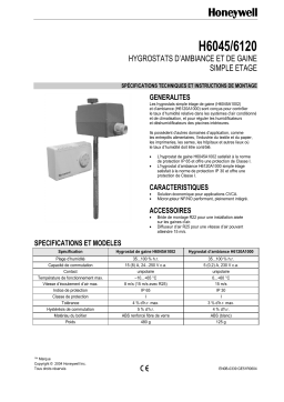 Honeywell H6120 Manuel utilisateur