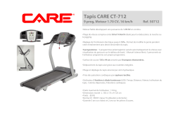 CARE FITNESS CT-712 Manuel utilisateur