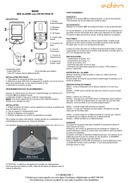 Eden MA10 Manuel utilisateur