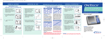 Manuel du propriétaire | Lifescan GLUCOTOUCH PLUS Manuel utilisateur | Fixfr