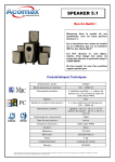 ACOMAX HP 5.1 Manuel utilisateur