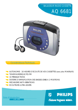 Philips AQ6681 Manuel utilisateur