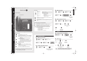 Manuel du propriétaire | Alcatel-Lucent 4018 Manuel utilisateur | Fixfr