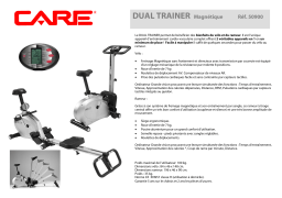 CARE FITNESS DUAL TRAINER 50900 Manuel utilisateur