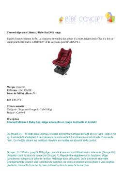 CONCORD REVERSO PLUS Manuel utilisateur