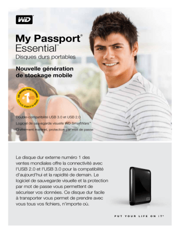 Manuel du propriétaire | Western Digital My Passport Essential Manuel utilisateur | Fixfr