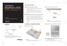 Lenovo IDEAPAD U450 Manuel utilisateur