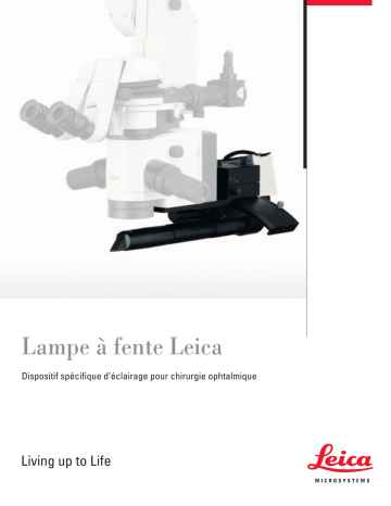 Manuel du propriétaire | Leica SLIT ILLUMINATOR Manuel utilisateur | Fixfr