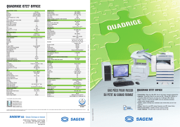 Sagem QUADRIGE 6727 OFFICE Manuel utilisateur