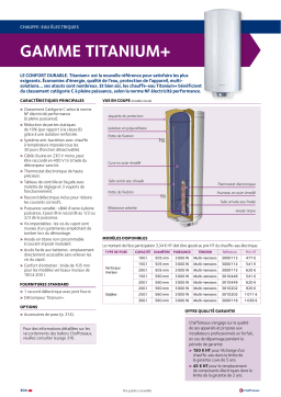 Chaffoteaux & Maury TITANIUM PLUS Manuel utilisateur