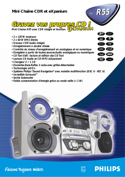 Philips FW-R55 Manuel utilisateur