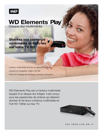 Manuel du propriétaire | Western Digital WD Elements Play Manuel utilisateur | Fixfr