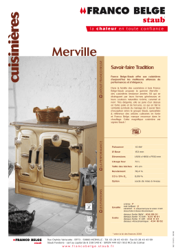 STAUB MERVILLE Manuel utilisateur