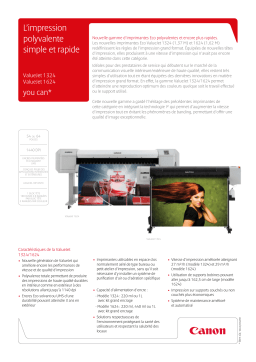 Canon VALUEJET 1324 Manuel utilisateur