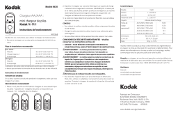 Kodak NI-MH COMPACT BATTERY CHARGER K630 Manuel utilisateur