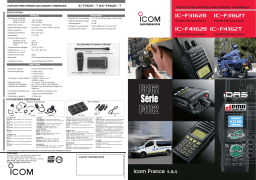 ICOM IC-F4161S Manuel utilisateur