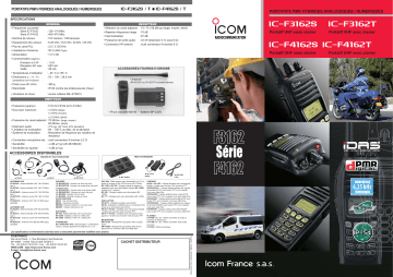 Manuel du propriétaire | ICOM IC-F4161S Manuel utilisateur | Fixfr