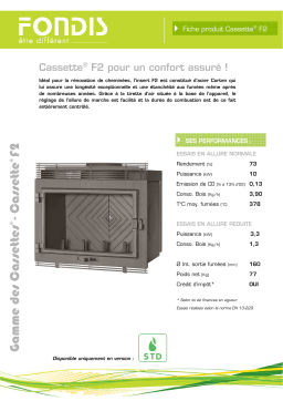 FONDIS F2 Manuel utilisateur