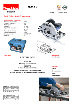 Makita 5603RK Manuel utilisateur