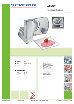 SEVERIN AS 3947 Manuel utilisateur